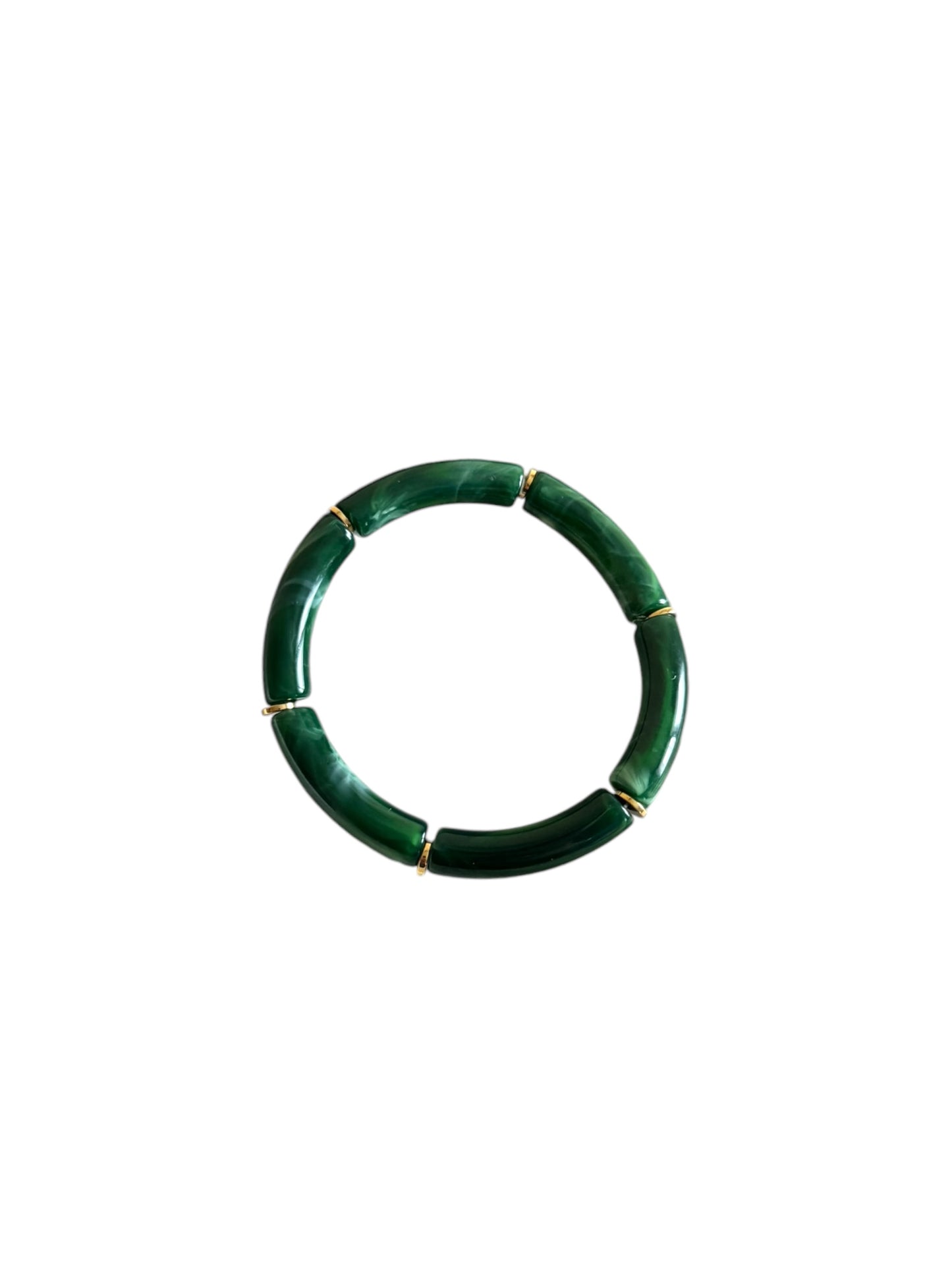 Bracelet moyen Luna Vert Nacré