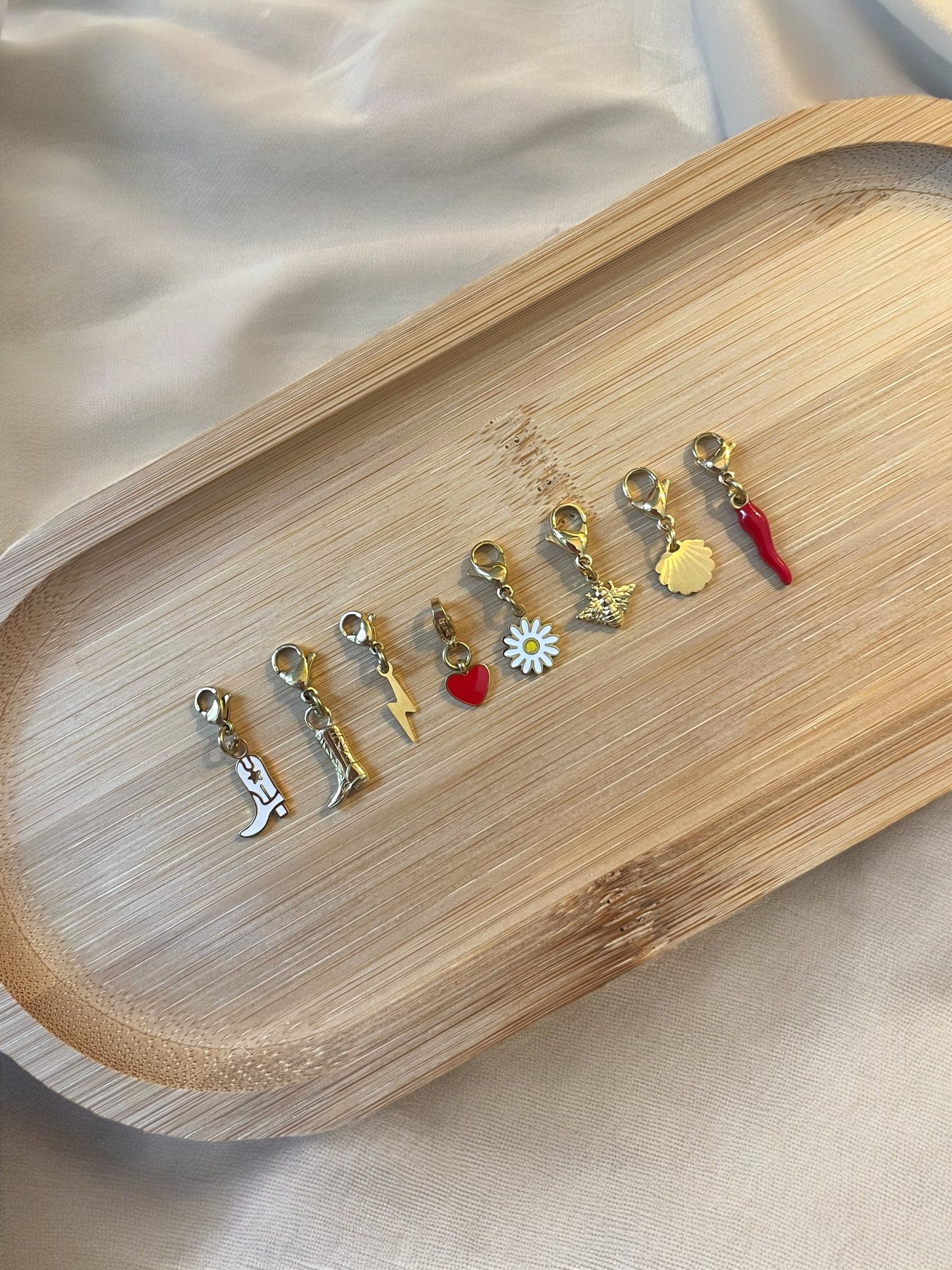 Charm cœur doré